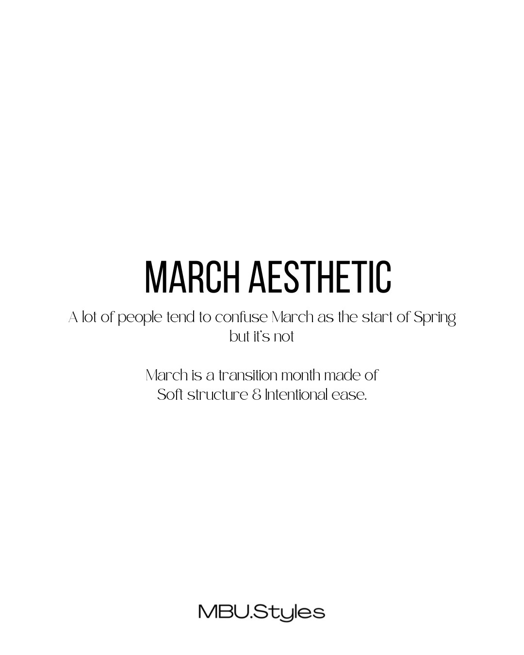 Think of March as a style reset.⁣
⁣
A moment between seasons where we refine our wardrobe with intentional layers, structured silhouettes, and softened neutrals.⁣
⁣
Save this for your March outfit inspiration.⁣
⁣
Quick style check:⁣
Which staple are you reaching for most right now?⁣
A. Trench coats⁣
B. Lightweight knits⁣
Vote below 👇🏾⁣
⁣
For direct links and more styling insight, join the MBU.Styles Collective through the link in my bio.⁣
⁣
#MBUStyles #StyleDirection #IntentionalStyle #WardrobeStyling #TransitionalStyle 

#LTKootd #LTKSaleAlert #LTKSeasonal