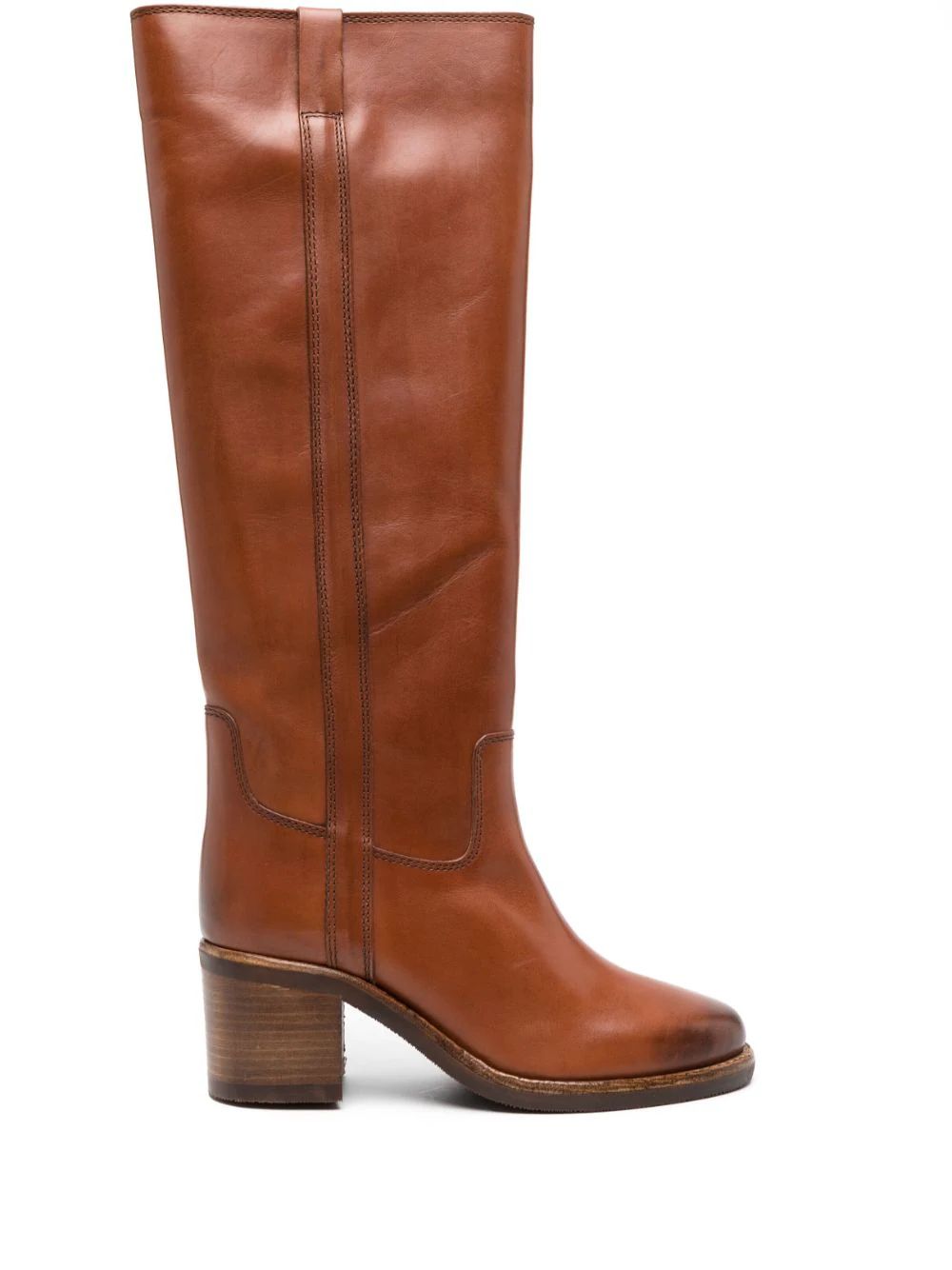 Seenia 70mm leather boots | Farfetch Global