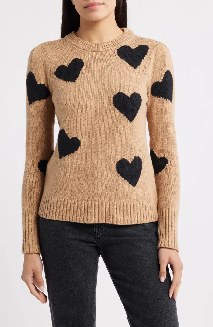 Intarsia Heart Sweater | Nordstrom