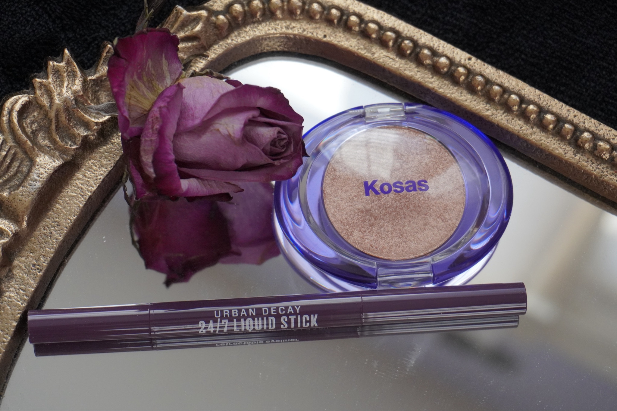 Kosas Highlighter – Haloed

This is less shimmer, more light.

Kosas Shiny Objects Wet Glisten Highlighter Powder in Haloed gives that soft, reflective finish without looking like a highlight.

I’ve been using it more subtly — high points, inner eye, even layered.

Eye Edit (Urban Decay + Sarah Creal)

For eyes, I’ve been leaning softer but still defined.

Urban Decay 24/7 Liquid Stick Eyeliner in Fluid Fig gives a softer contrast and beautiful shade for brown eyed girls 

Sephora Sale April 10–20.


#LTKBeauty #LTKgrwm #LTKSaleAlert
