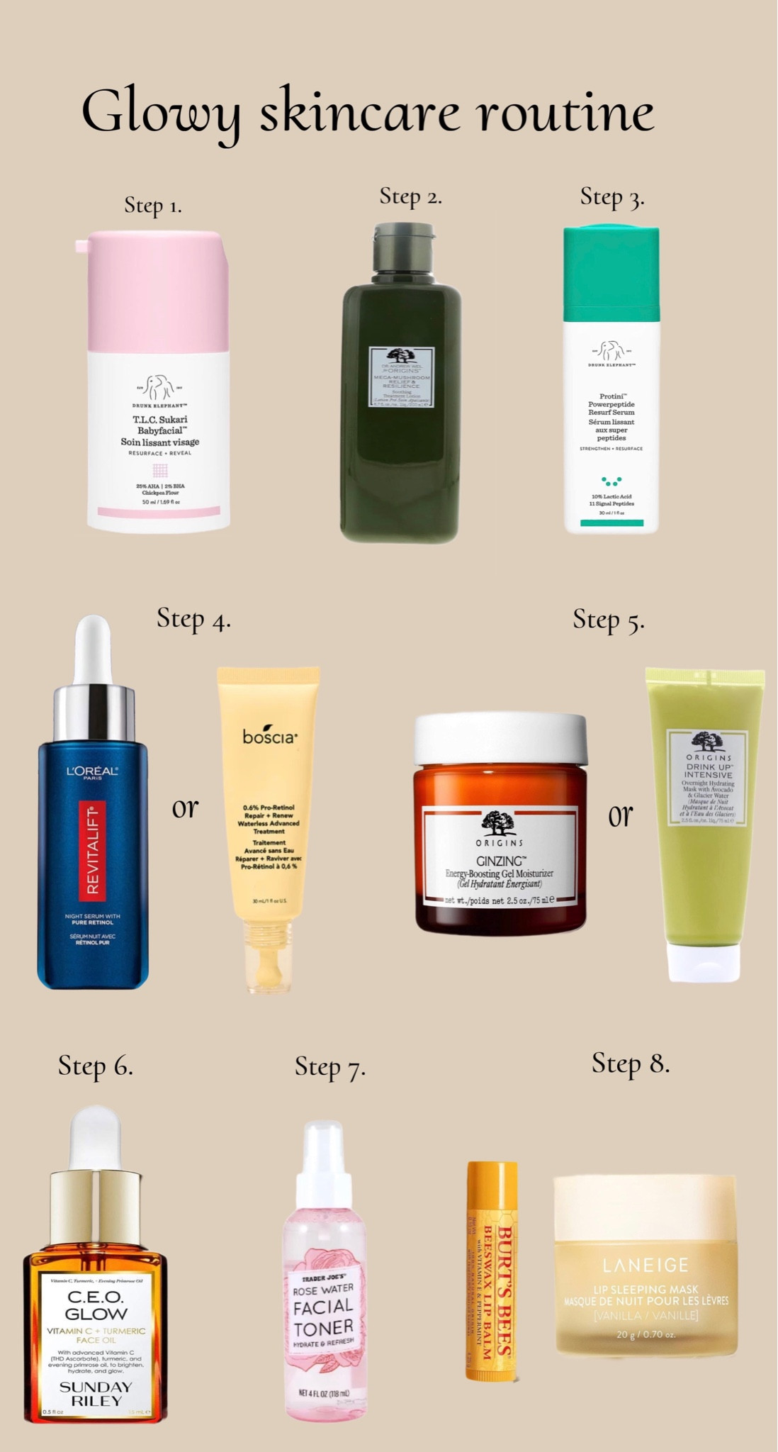my skincare routine atm for super glowy skin (rose water from Trader Joe’s- $3.99)

#LTKGiftGuide #LTKbeauty #LTKfindsunder100