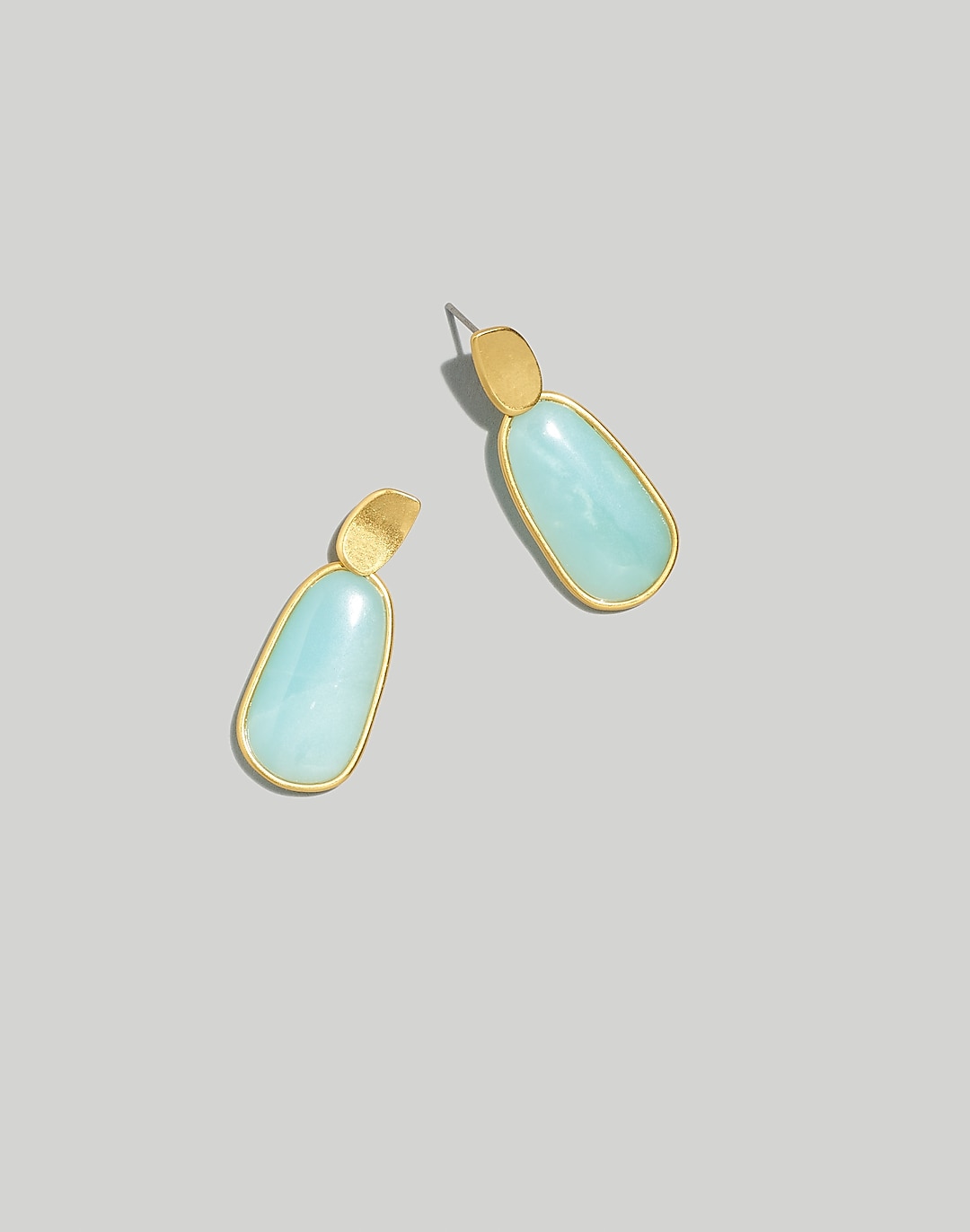 Stone Collection Amazonite Drop Statement Earrings | Madewell