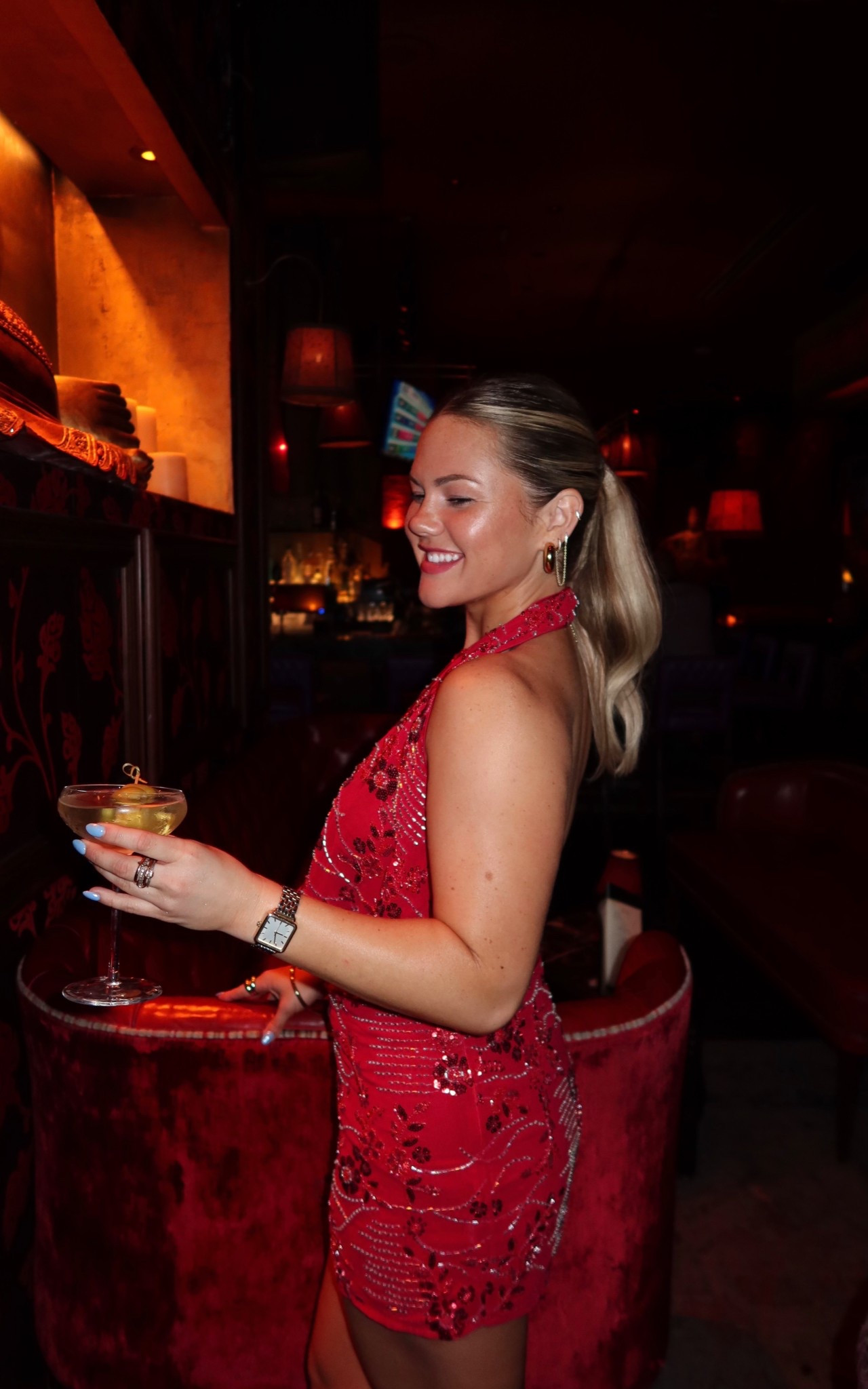 this beaded cowl neck dress was perfect for a girls’ trip to Vegas! 🍒 #reddress #peppermayo #vegasoutfit

#LTKFestival