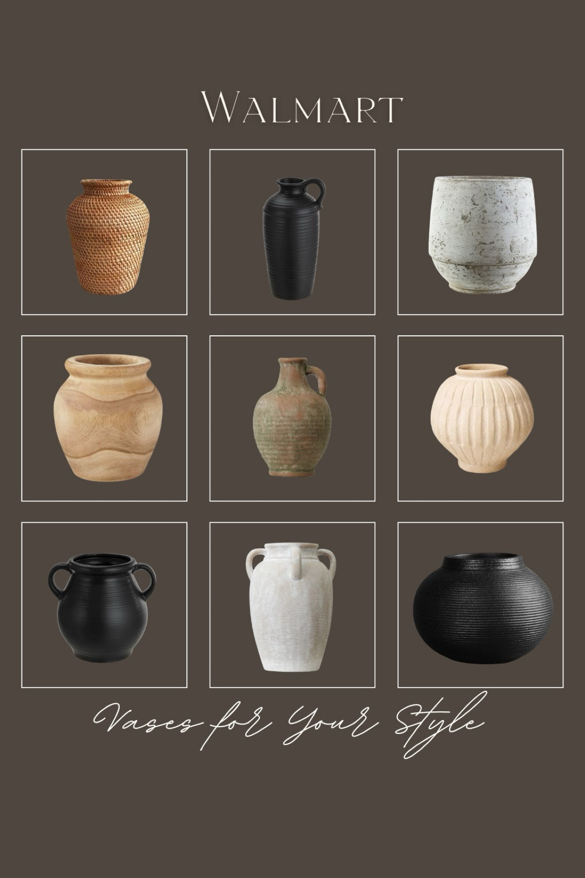 🌿✨ Elevate your space with these stunning vases from Walmart! Perfect for adding a touch of elegance to any room. 🏺💫

#LTKStyleTip #LTKHome #LTKGiftGuide