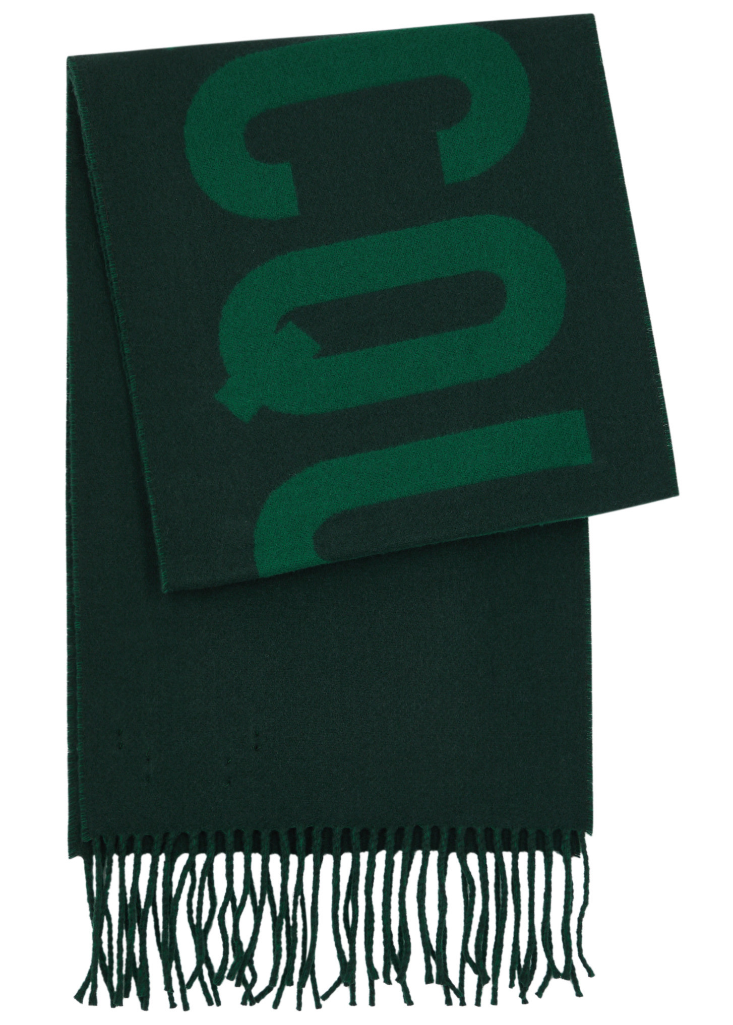 Le Écharpe logo-intarsia wool scarf | Harvey Nichols (Global)
