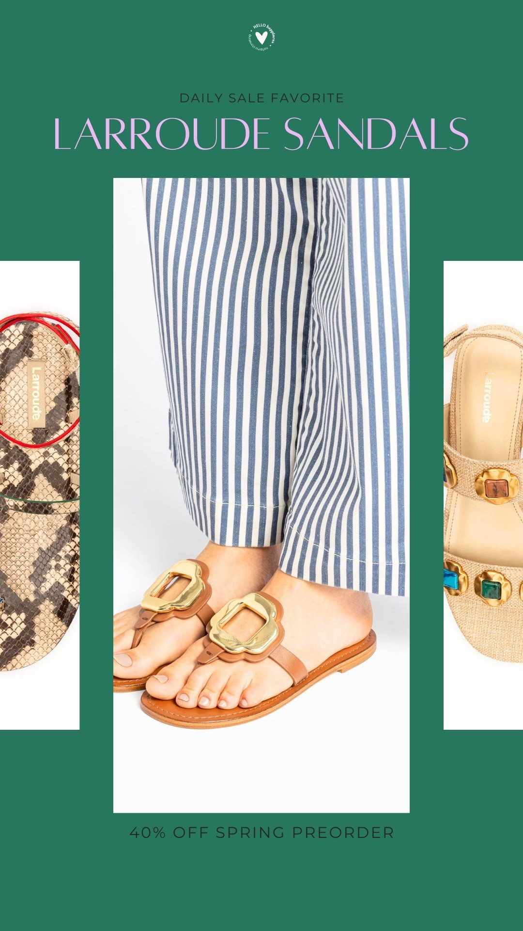 daily sale fav | Larroude sandals 

#LTKSaleAlert #LTKSpringSale #LTKSeasonal