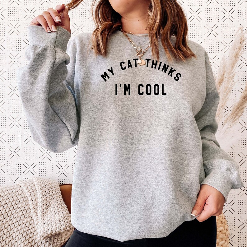 Cat Mom Gift for Cat Mom Dog Mom Sweatshirt Cat Sweatshirt | Etsy | Etsy (US)
