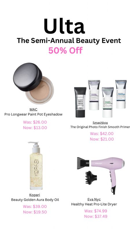 Ulta semi annual sale 

#LTKstyletip #LTKbeauty #LTKsalealert