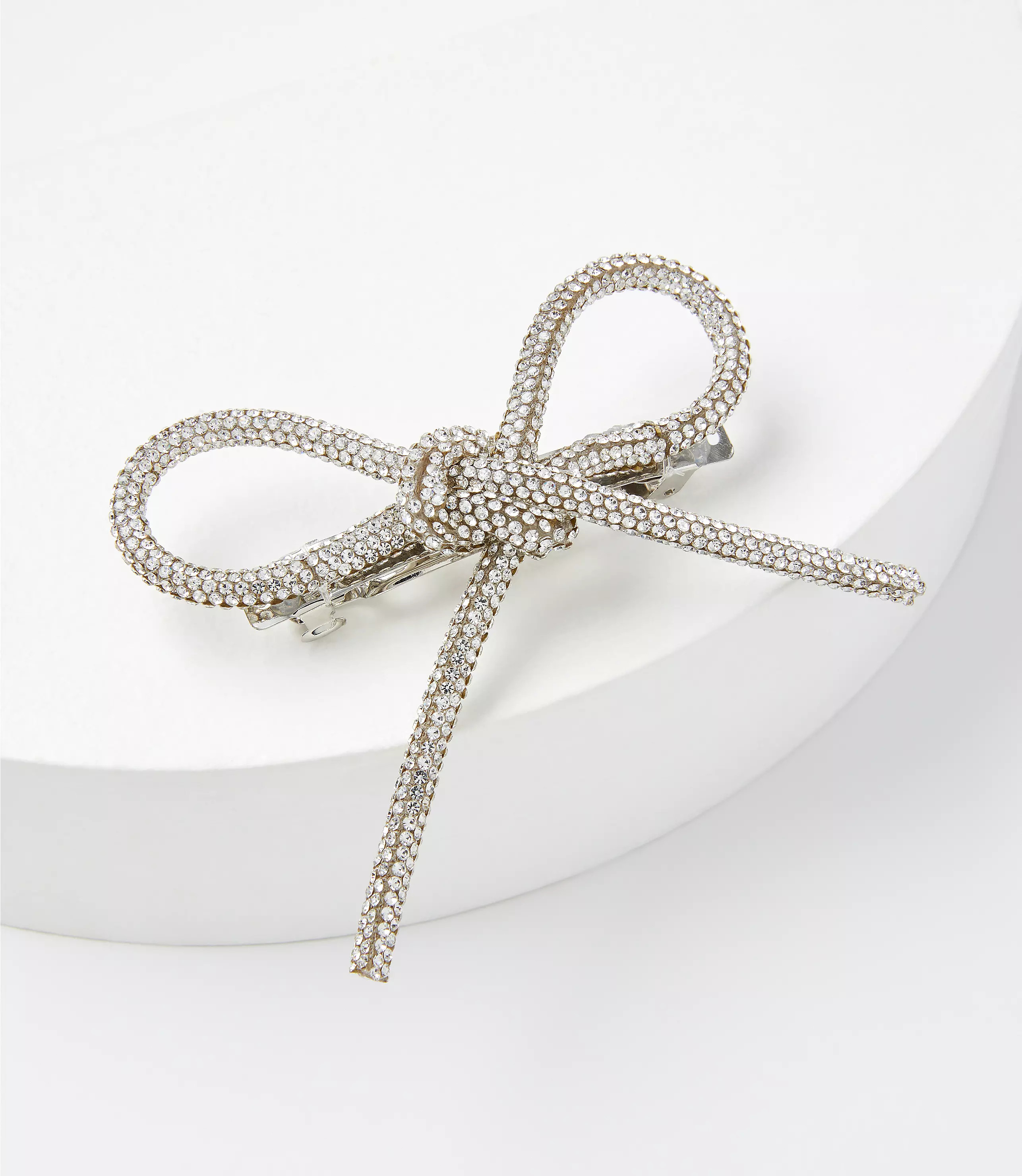 Crystal Bow Hair Clip | LOFT