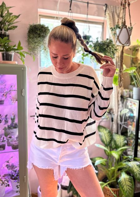 Striped spring sweater, lightweight sweater, affordable outfit, amazon fashion finds 

#LTKstyletip #LTKfindsunder50 #LTKSeasonal