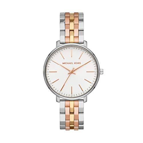 Michael Kors Women's Pyper Stainless Steel Quartz Watch with Stainless-Steel-Plated Strap, Multi, 16 (Model: MK3901) | Amazon (US)