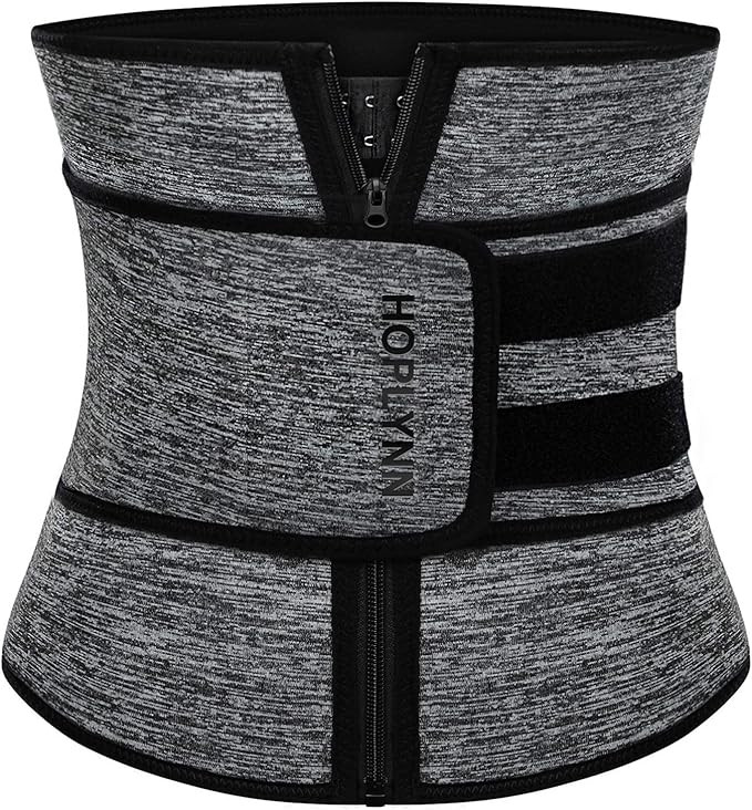 HOPLYNN Neoprene Sweat Waist Trainer Corset Trimmer Shaper Belt for Women | Amazon (US)