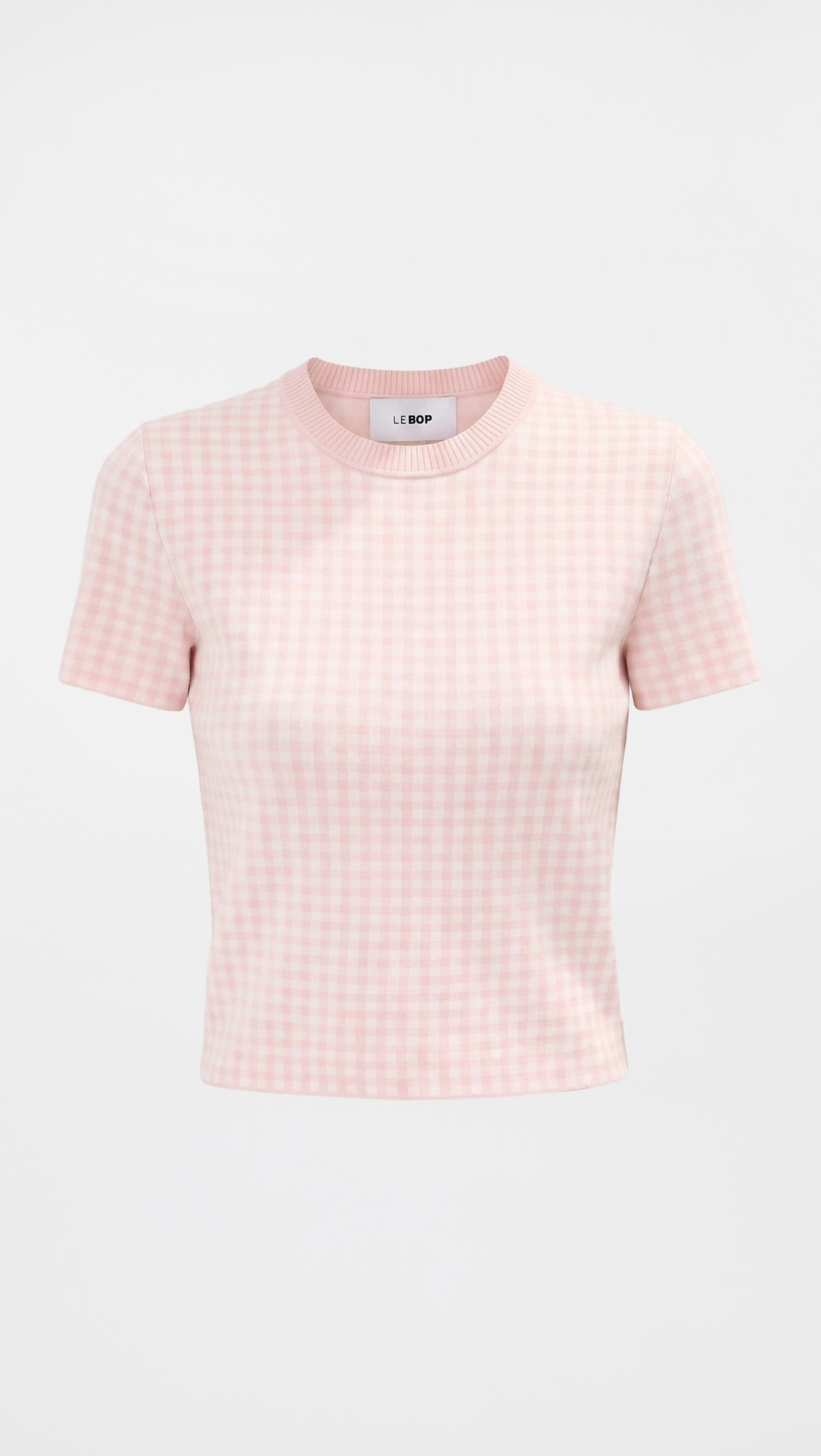 Gingham Knit Tee | Shopbop