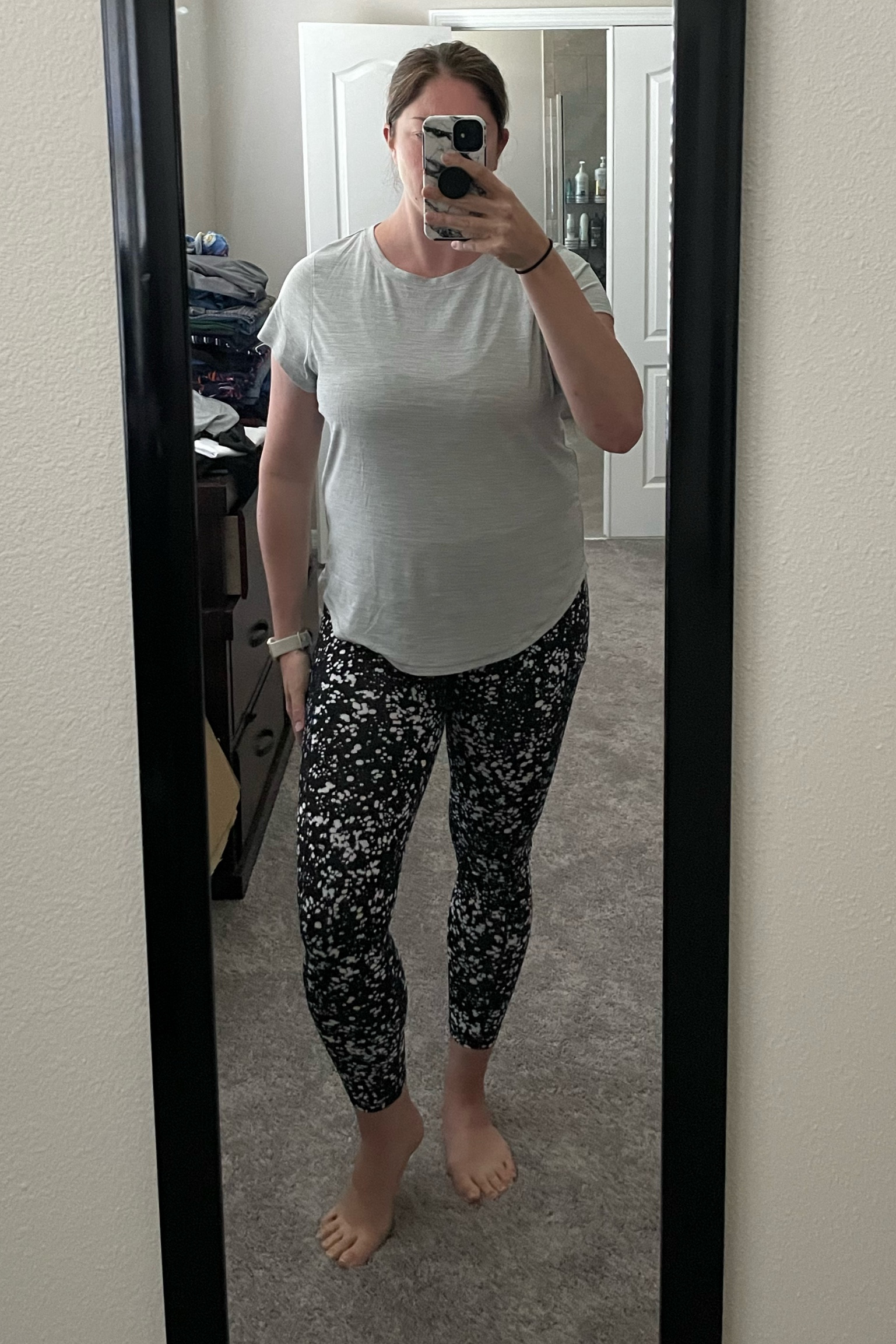 WOOTD. Bottoms are Fabletics wearing a Large Tall. Top is old Navy. This style is sold out but I linked similar ones. Also wearing a large  

#LTKstyletip #LTKcurves #LTKFitness