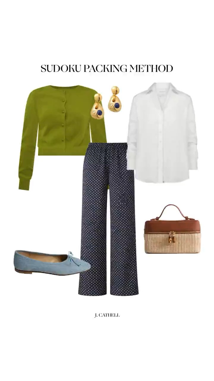 The packing method that actually works ✈️✨

If you’ve ever overpacked and still felt like you had nothing to wear… this is for you. The *sudoku packing method* is all about a simple 3x3 grid—3 tops, 3 bottoms, 3 layers—where every piece works with every other piece. The result? Effortless outfits every time (and way less in your suitcase).

It’s not just packing lighter—it’s packing smarter. Save this for your next trip and tap to shop the pieces I’d build my grid with. 🤍#PackingTips #CapsuleWardrobe #TravelStyle #OutfitPlanning #LTKFinds
 

 

#LTKTravel #LTKootd #LTKOver40 #LTKTravel