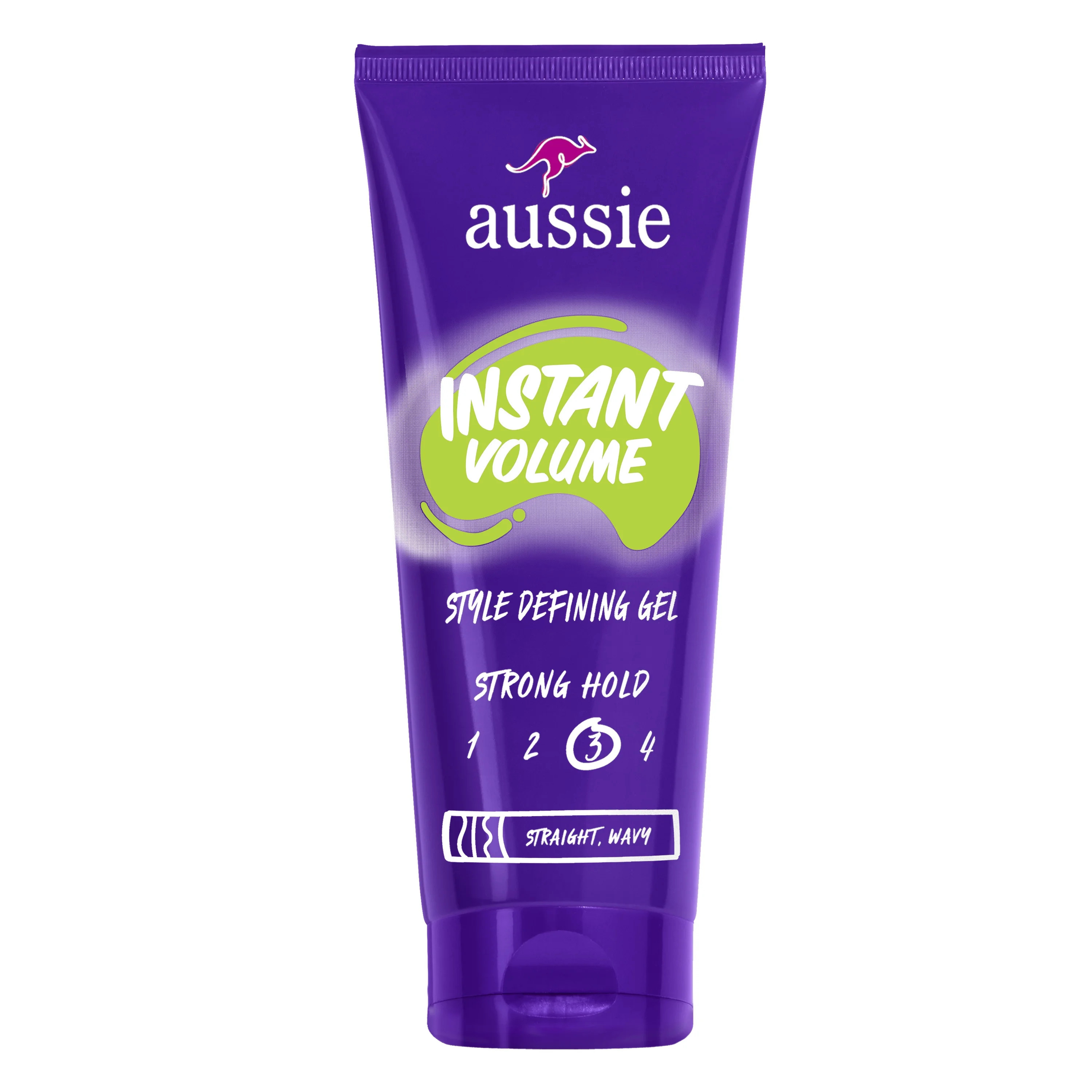 Aussie Instant Volume Style Defining Hair Gel, for Straight Hair and Wavy Hair, 7 oz | Walmart (US)