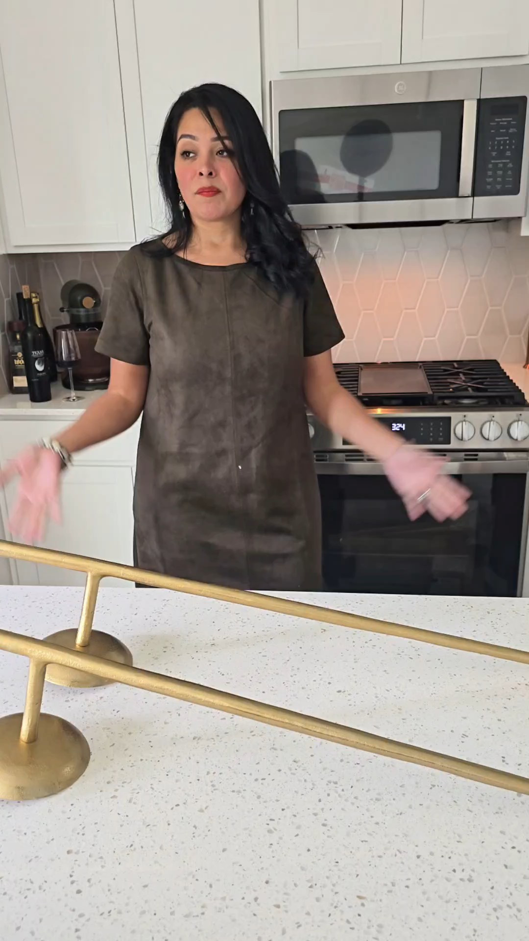 Western OOTD with my olive green faux suade dress, western jewelry, and brown cowgirl boots giving Señora vibes 😁 

#LTKOver40 #LTKHome