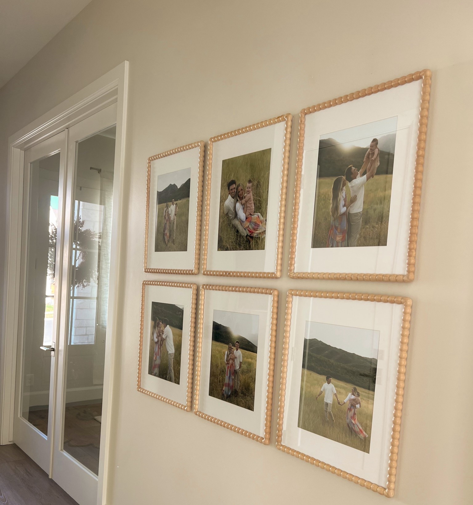 these $28 picture frames are the perfect edition to our entryway photo wall 🪞

#LTKHome #LTKFamily #LTKFindsUnder50