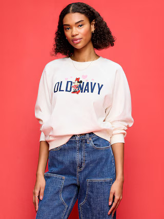 Old Navy x Disney Minnie Mouse SoComfy Oversized Graphic Sweatshirt | Old Navy (US)