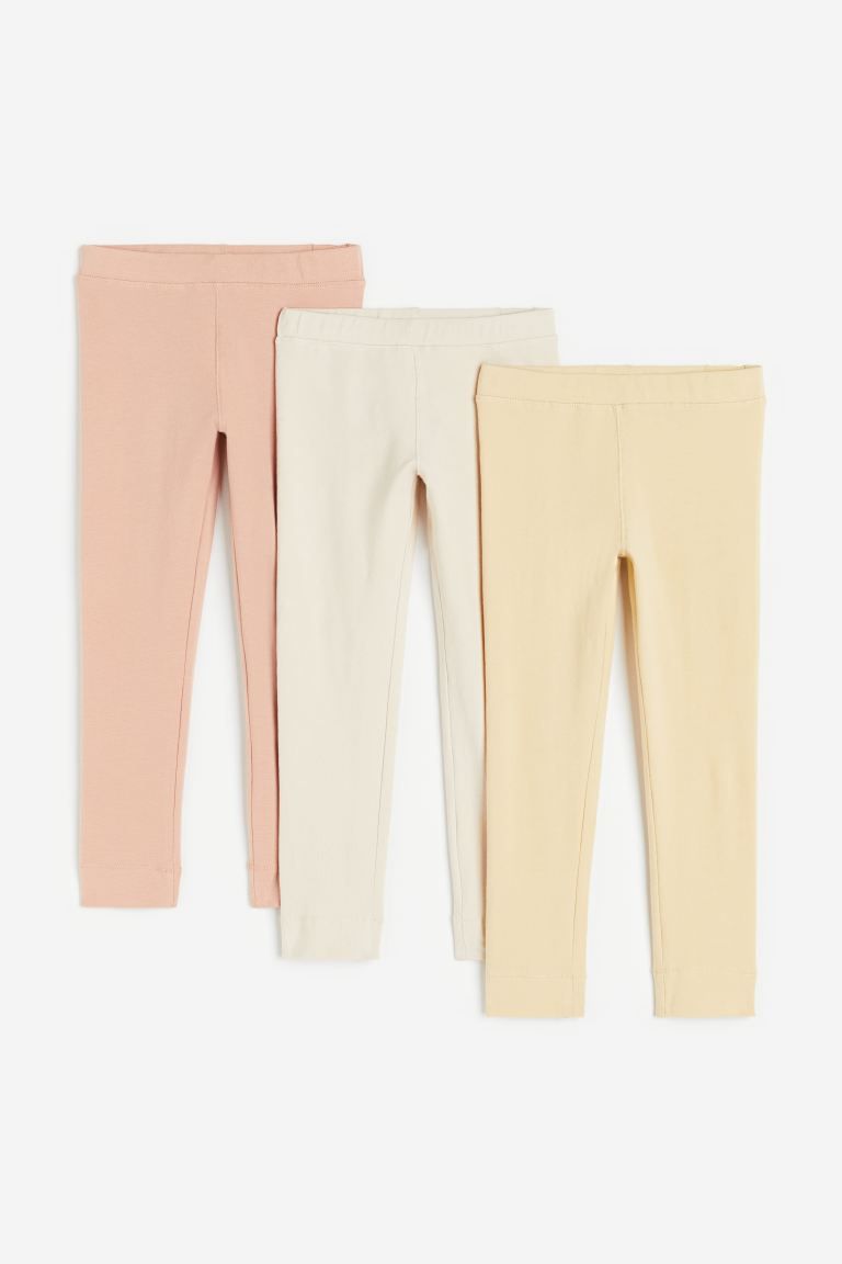 3-pack Cotton Leggings | H&M (US + CA)