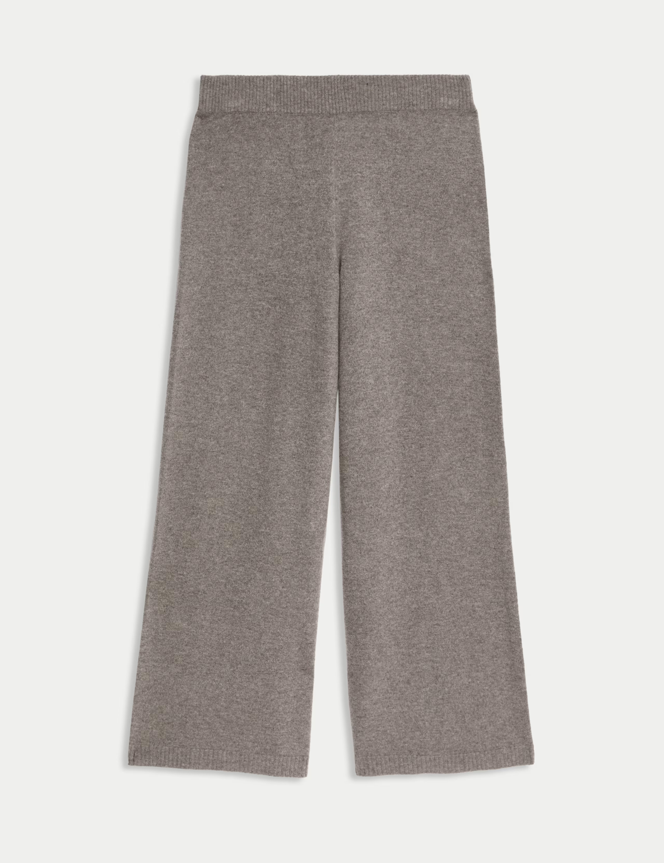 Pure Cashmere Wide Leg Trousers | Marks & Spencer (UK)