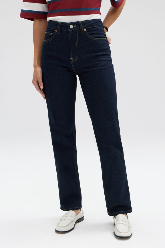 High Rise Straight Jean | Fabletics
