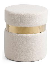 Belted Boucle Ottoman | Marshalls