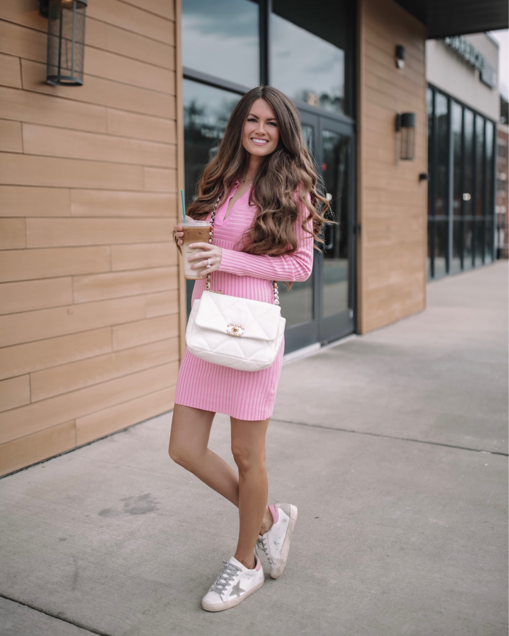 flare sleeve knit midi dress Oatmeal Knit Bell Sleeve Dress