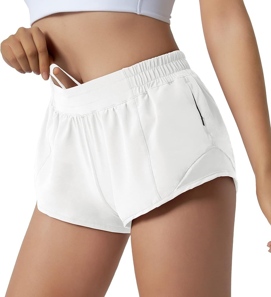 Aurefin Running Shorts for Women,Quick Dry Athletic Sports Shorts Lightweight Active Workout Gym ... | Amazon (US)