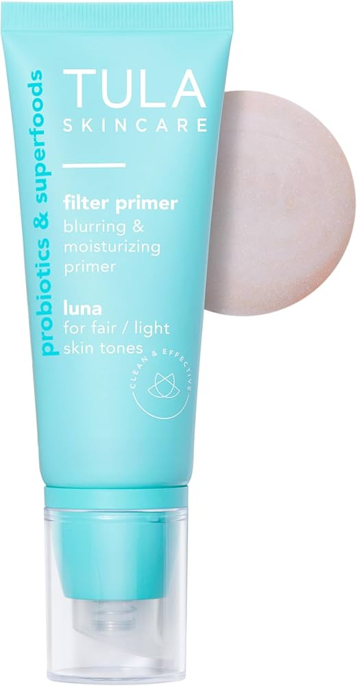 TULA Skin Care Face Filter Blurring and Moisturizing Primer - Luna, Evens the Appearance of Skin ... | Amazon (US)