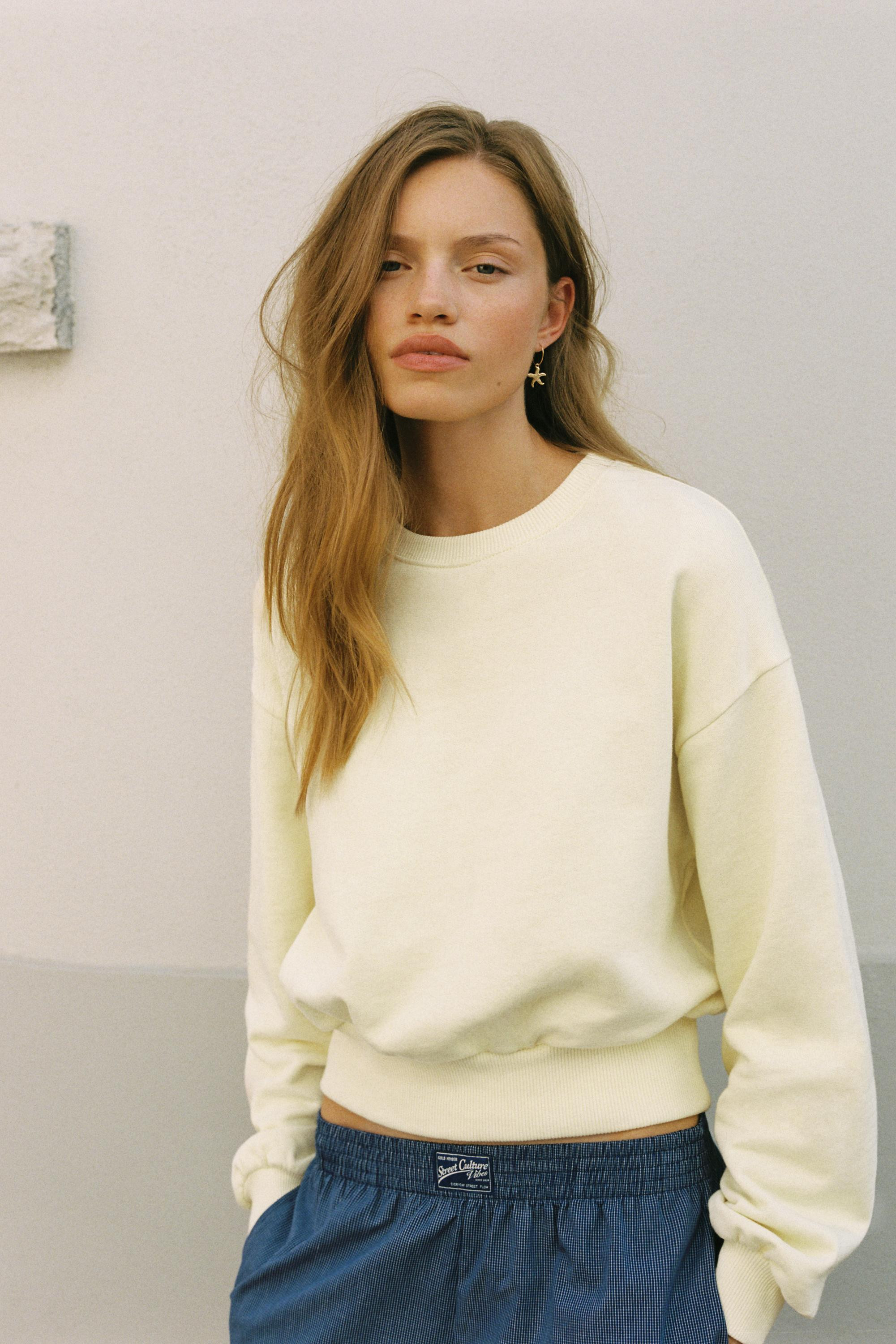 Sweatshirt mit Rundausschnitt | Pull&Bear Deutschland | PULL and BEAR DE