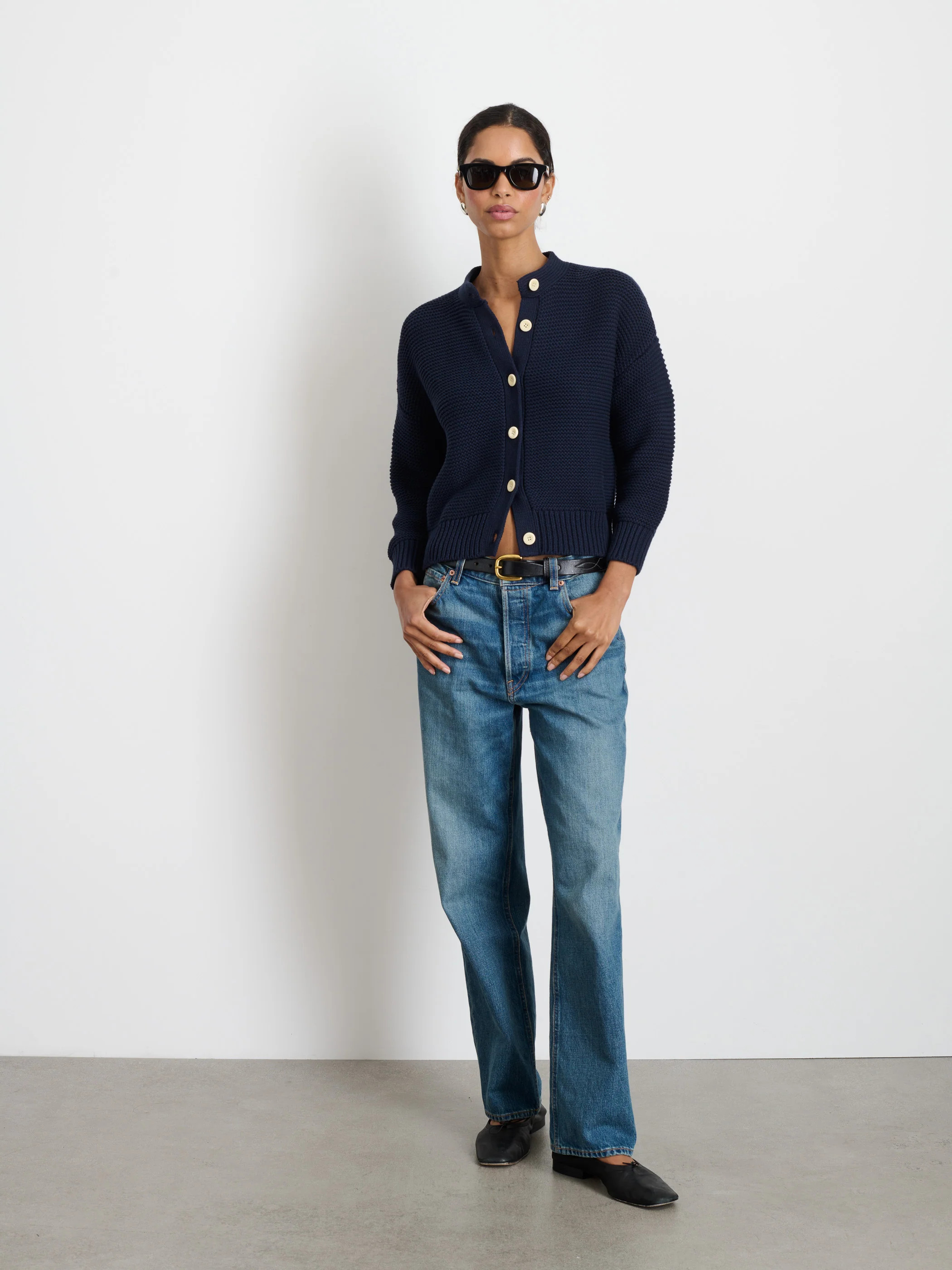 Taylor Cardigan in Cotton Cashmere | Alex Mill