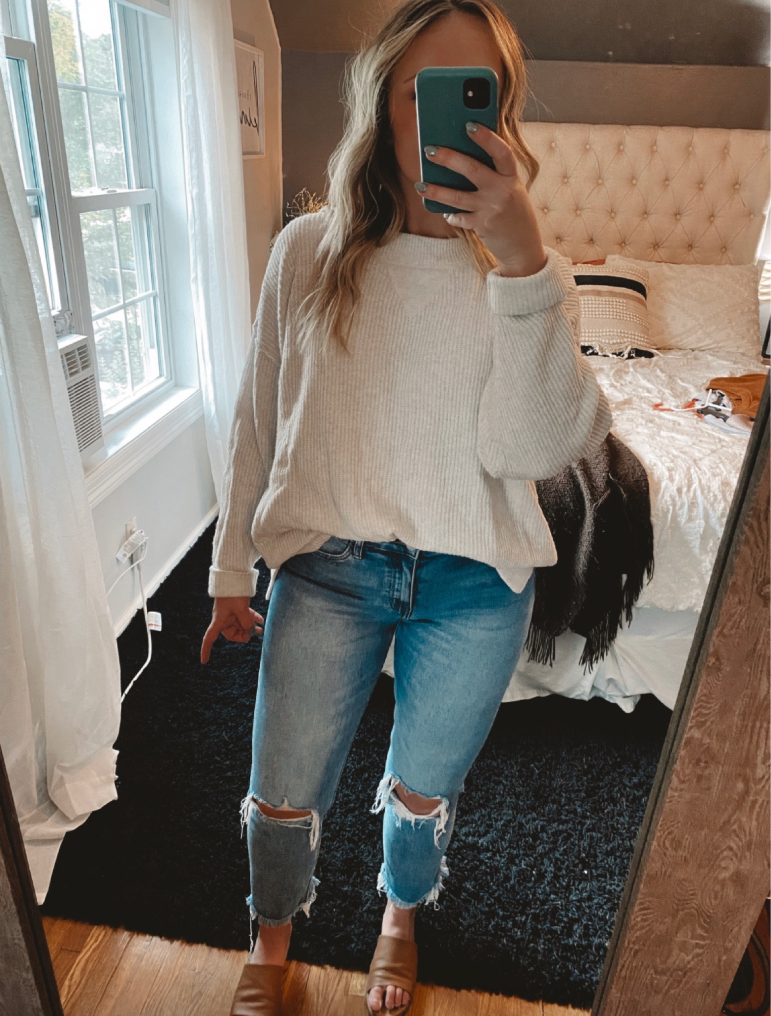 Aerie Sweater & Distressed Jeans

#LTKSeasonal #LTKstyletip #LTKfit