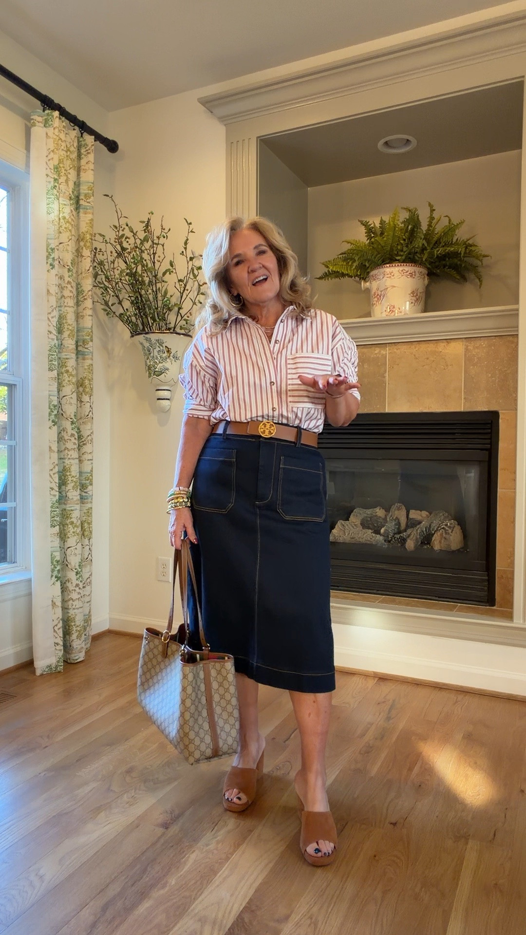 Blouse size medium and it runs generous 
Denim skirt true to size 


Anthropologie Colette skirt spring blouse reversible belt 

#LTKSeasonal #LTKOver40 #LTKWorkwear