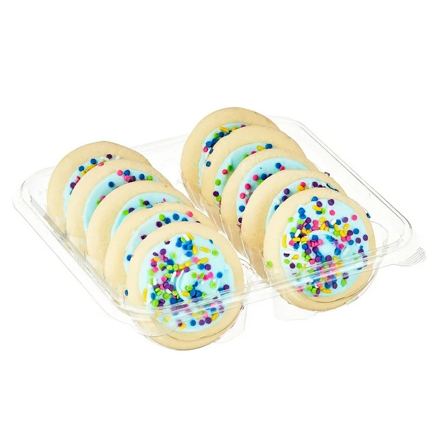 Freshness Guaranteed Frosted Sugar Cookies, Blue, 13.5 oz,10 Count, Shelf-Stable/Ambient, Whole -... | Walmart (US)