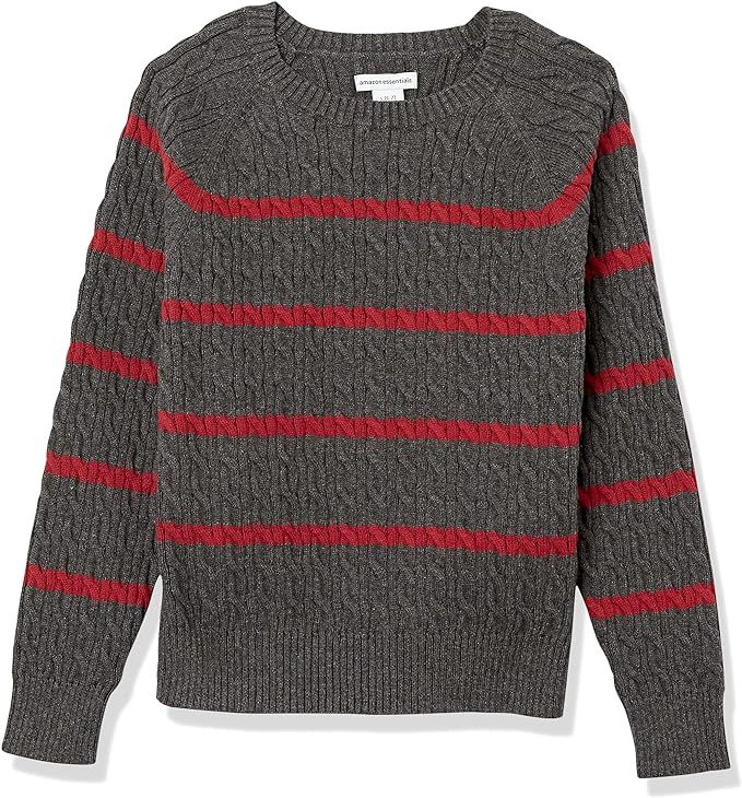 Amazon Essentials Boys and Toddlers' Pullover Crewneck Sweater | Amazon (US)