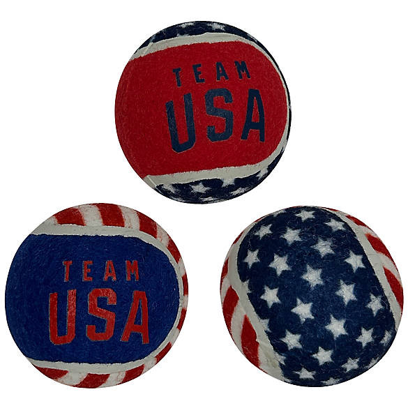 Team USA Tennis Balls, 3 Pack | PetSmart