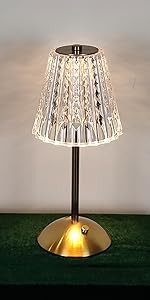 Amingulry Cordless Table Lamp, Rechargeable Battery Operated Lamp, 3 Way Modes & Stepless Dimmabl... | Amazon (US)