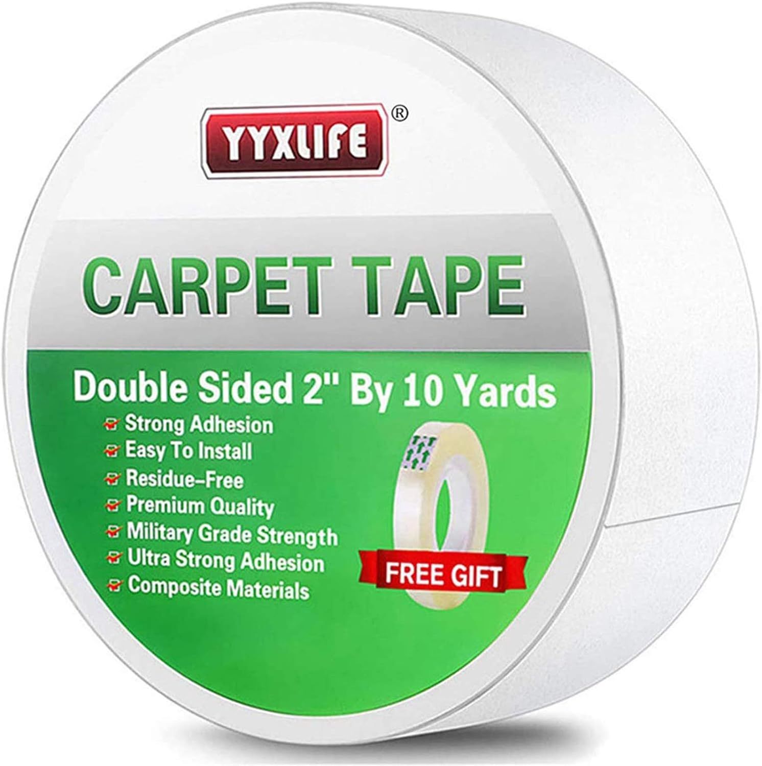 YYXLIFE Double Sided Carpet Tape for Area Rugs Carpet Adhesive Rug Gripper Removable Multi-Purpos... | Amazon (US)