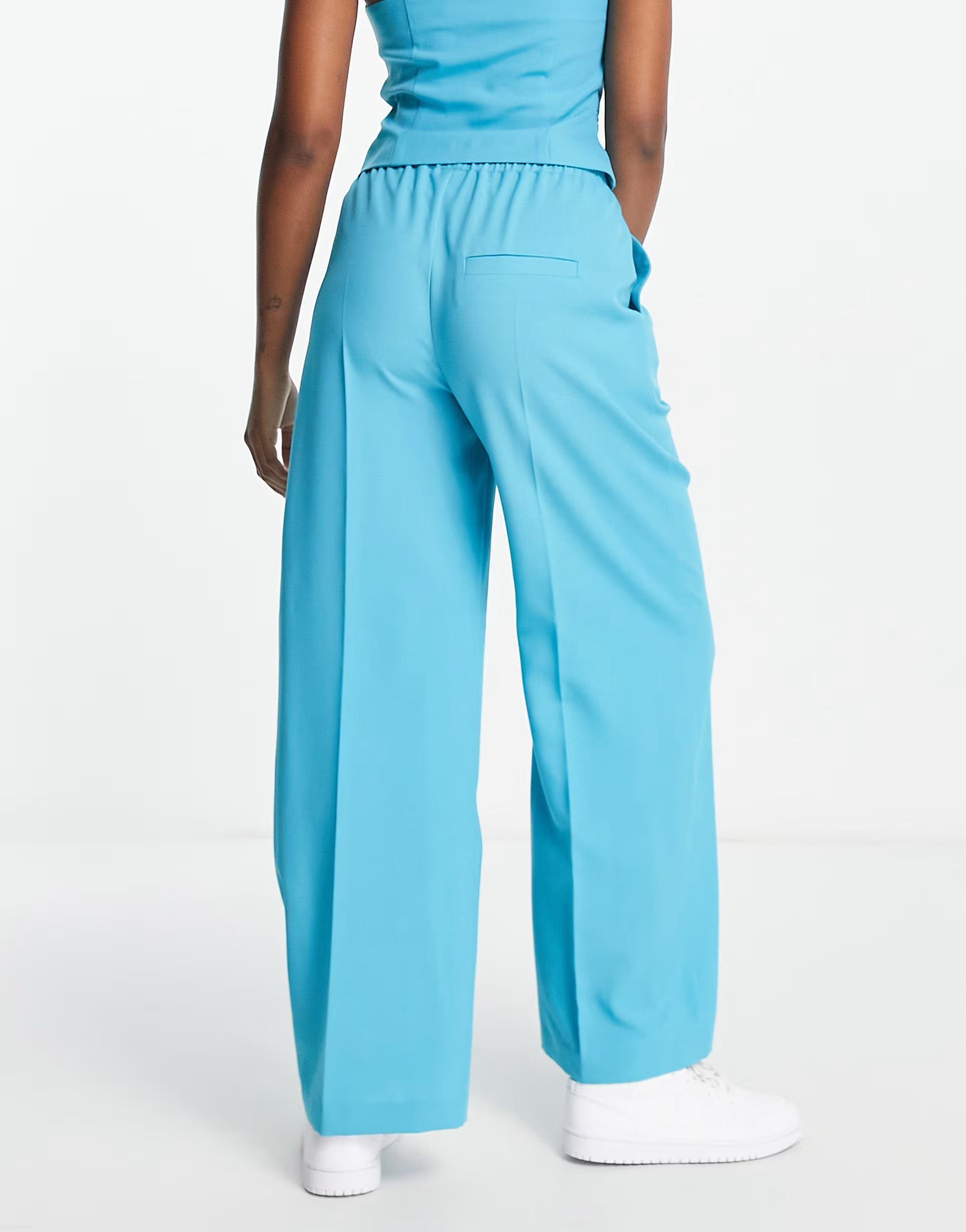ASOS DESIGN commuter suit pants in peacock | ASOS (Global)