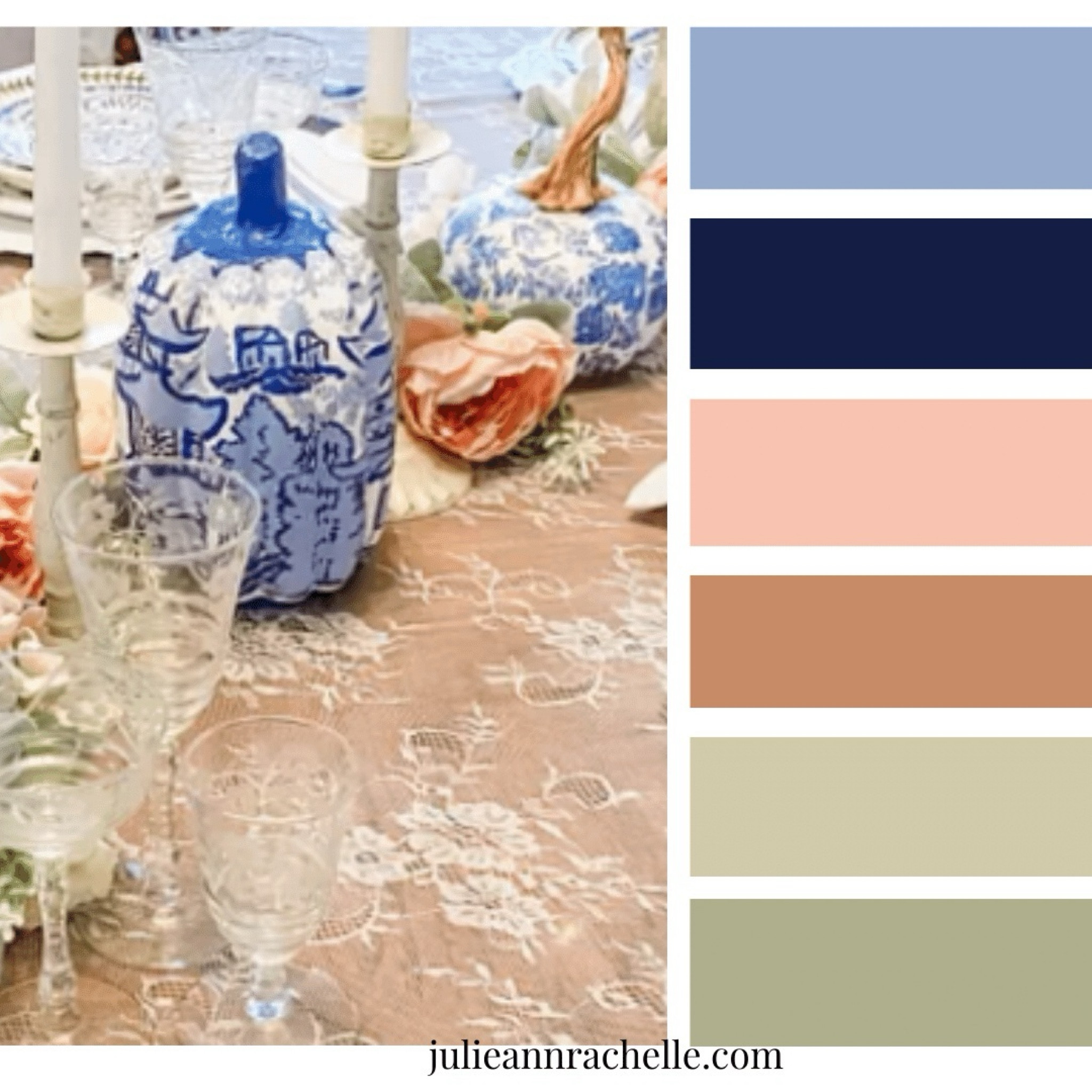 Tip #3: Design a Thanksgiving Centerpiece That’s Big and Bold. Add candles; Select flowers; Make your own chinoiserie pumpkin

Read more 👉 https://lttr.ai/AGRoC

#Thanksgiving #FrenchCountry #julieannrachelle #DecoratingIdeas #ExtraSparkle #HolidayTable