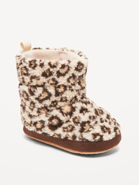 Printed Sherpa Boots for Baby | Old Navy (US)