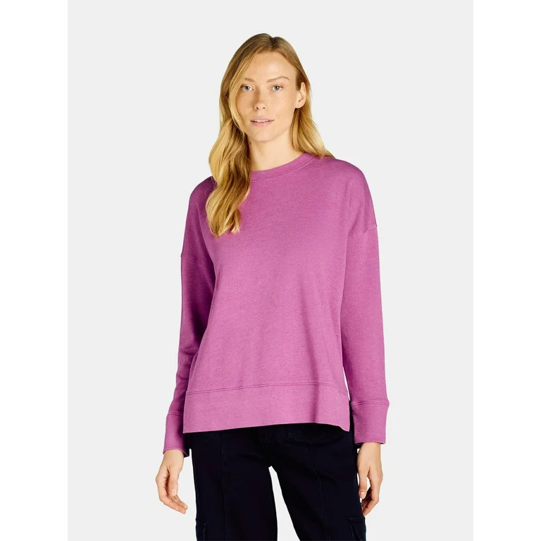 Time and Tru Women's Sweatshirt, Sizes XS - XXXL | Walmart (US)