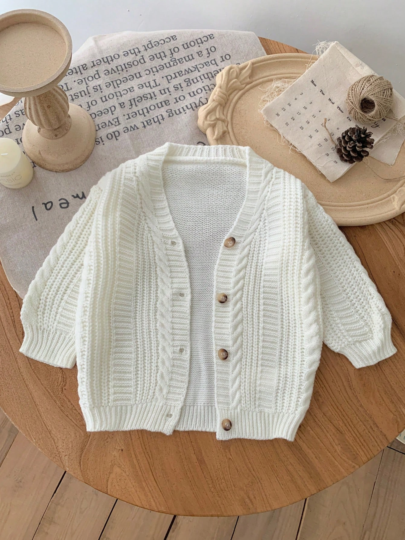 SHEIN Babygirl Solid Color Versatile Cardigan Sweater, Autumn/Winter | SHEIN USA | SHEIN