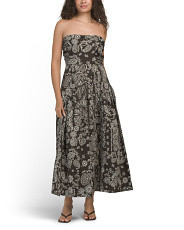 Bandana Print Drop Waist Strapless Dress | Casual Dresses  | Marshalls | Marshalls