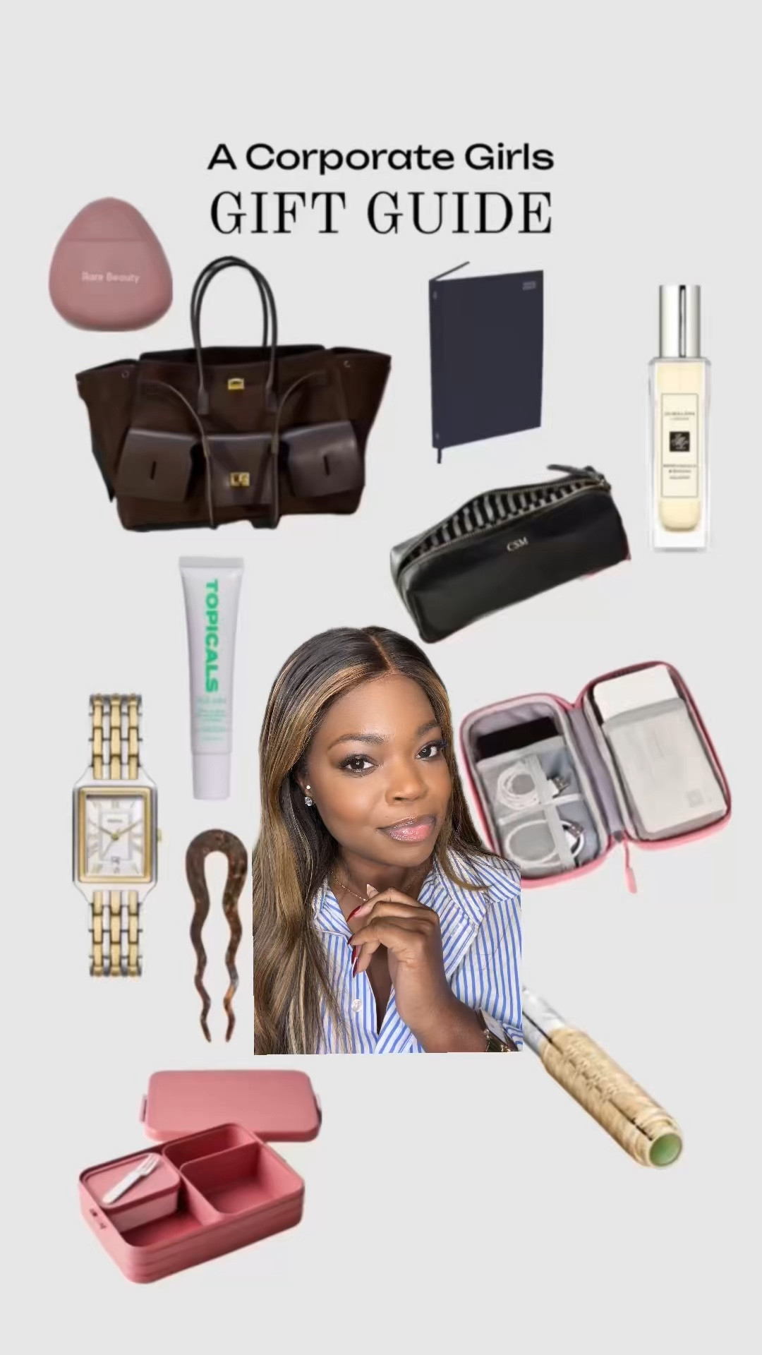 Discover the perfect gift guide for corporate girls who navigate the 9-to-5 with style and grace! From functional work bags to self-care essentials, these thoughtful ideas are perfect for enhancing their workday. #CorporateStyle #WorkGifts #GiftGuideForHer #OfficeChic #CareerGoals

#LTKworkwear #LTKgiftguide #LTKluxury