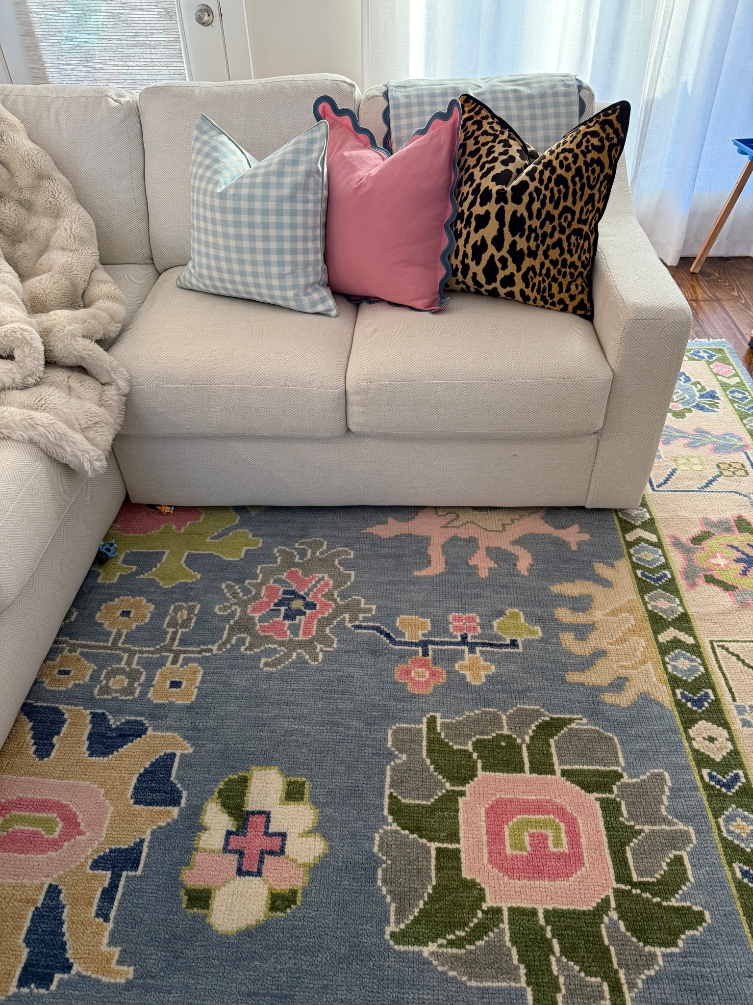 Rug is 9x12 / pillow covers 20x20 with inserts 22x22

#LTKHome