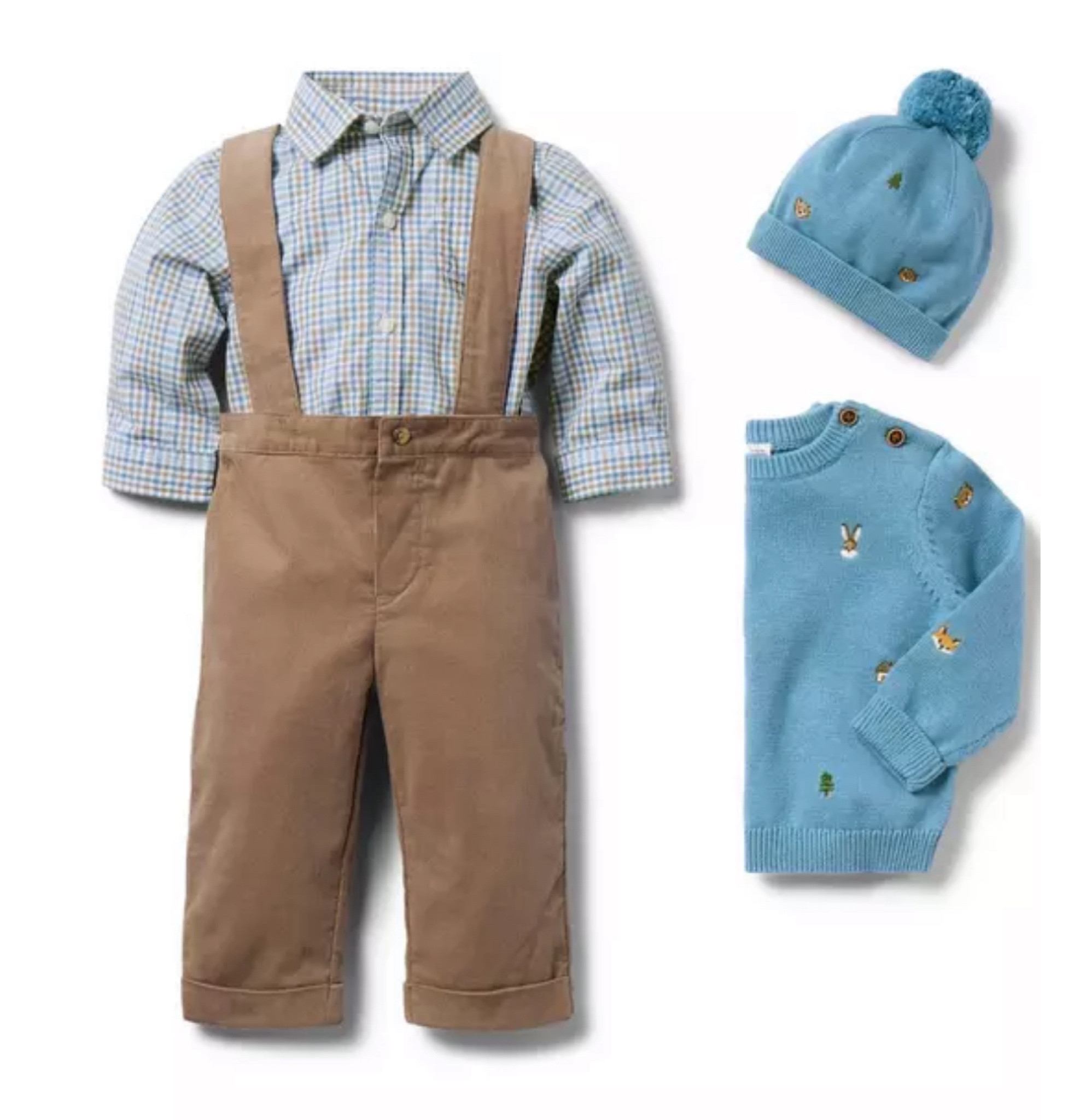 ✨Janie and Jack The First Snow Collection for Baby Boy 0M-24M✨

Tailored for baby, our soft corduroy pant features suspenders for a classic touch.

Winter Outfit
Holiday outfit 
Christmas outfits 
Kids birthday gift guide
Children Christmas gift guide 
Christmas gift ideas
Boy gift ideas
Christmas present
Nursery
Nursery decor 
Baby shower gift
Baby registry
Sale alert
New item alert
Baby hat
Baby shoes
Baby dress
Baby Santa hat
Newborn gift
Baby outfit
Christmas party outfits 
Baby keepsakes 
First Christmas outfits
Baby headband 
Girl Christmas outfits 
Boy Christmas outfits
Winter coat
Merry and bright 
Merry Christmas 
White Christmas 
Christmas family photo session outfits 
Christmas card outfits
Holiday card outfits 
Photo session outfit inspo
Santa’s list
Gift guide for her
Gift guide for boys
Gifts for babies 
Gifts for her
Gifts for him
Cozy and warm for baby

#LTKGifts #LTKCyberweek
#LTKGiftGuide #LTKstyletip #LTKwedding #LTKfamily #LTKbump #LTKshoecrush #LTKHoliday
#liketkit #LTKFindsUnder50 #LTKFindsUnder100 #LTKItBag #LTKSaleAlert #LTKSeasonal

#LTKBaby #LTKKids #LTKParties