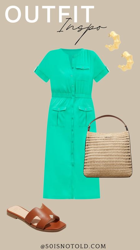 Outfit inspo | utility dress | summer sandals | raffia handbag 

#LTKShoeCrush #LTKTravel #LTKWorkwear