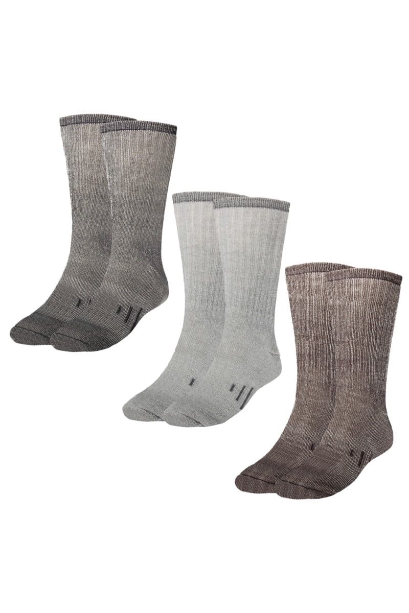 DG Hill Thermal Mid-Calf 80% Merino Wool Socks for Men, 3 Pairs | Walmart (US)
